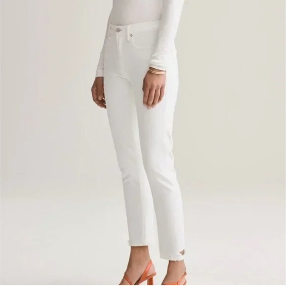 Agolde Women's White Skinny Jeans